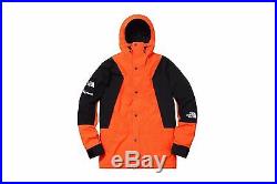 Supreme x North Face Size Large Mountain Light Jacket Power Orange bogo hoodie
