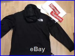 Supreme x North Face Steep Tech Jacket HOODIE SWEATER Black SIZE SMALL SS16