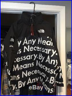Supreme x Northface By Any Means Necessary Pullover Hoodie Anorak RARE! XL