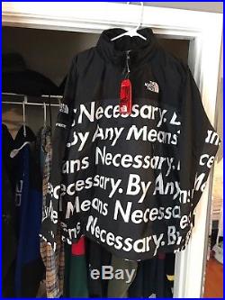 Supreme x Northface By Any Means Necessary Pullover Hoodie Mountain Jacket XL