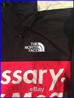 Supreme x The North Face'BAMN' By Any Means Necessary Pullover Hoodie Jacket XL