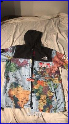 Supreme x The North Face Expidition Map Jacket Withdetachable hoodie