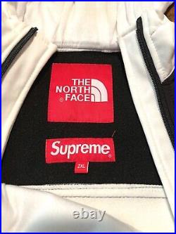 Supreme x The North Face Hoodie Steep Tech XXL Jacket White Black