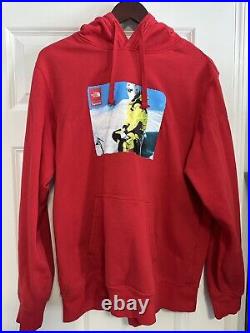 Supreme x The North Face Men's Red Photo Box Logo Hoodie 100% AUTHENTIC