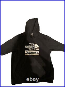 Supreme x The North Face Metallic Box Logo Hoodie Sweater Medium
