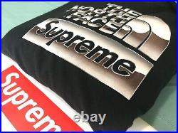 Supreme x The North Face Metallic Box Logo Hoodie Sweatshirt Medium
