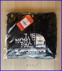 Supreme x The North Face Metallic Logo Hooded Sweatshirt Black XL BRAND NEW