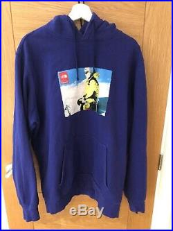 Supreme x The North Face Photo Hooded Sweatshirt Hoodie Blue Extra Large XL