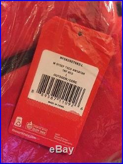 Supreme x The North Face Steep Tech Hoodie. Red. Size Large. Brand New. DS