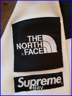 Supreme x The North Face Steep Tech Hoodie Sweatshirt Black and White XL