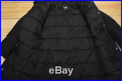 THE NORTH FACE ARCTIC PARKA BLACK DOWN insulated WOMEN'S TRENCH COAT M