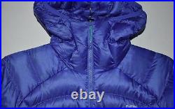 THE NORTH FACE HOODIE 800 DOWN insulated WOMEN'S Purple PUFFER JACKET S
