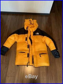 THE NORTH FACE Himalayan Down Jacket GORE-DRYLOFT Hoodie M size Yellow black