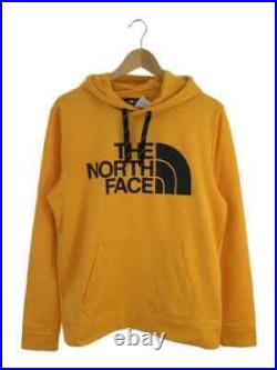 THE NORTH FACE Hoodie M Polyester Yellow NF0A2XL8 Front Logo