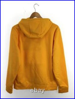 THE NORTH FACE Hoodie M Polyester Yellow NF0A2XL8 Front Logo