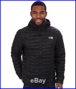 The North Face Mens Thermoball Hooded Jacket Insulated Hoodie Black Size L New