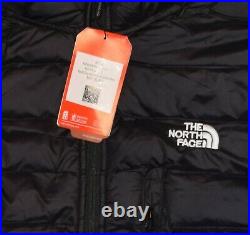 THE NORTH FACE MEN'S JACKET PUFFER COAT HOODIE DOWN 800 BLACK Size XL