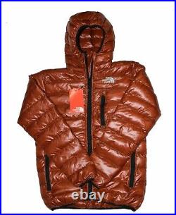 THE NORTH FACE MEN'S JACKET PUFFER COAT HOODIE DOWN 800 Burgundy Size XL
