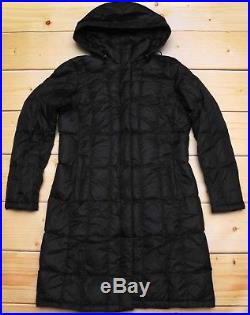 THE NORTH FACE METROPOLIS BLACK PARKA DOWN insulated winter WOMEN'S COAT M
