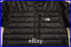 THE NORTH FACE MORPH HOODIE 800 DOWN insulated MEN'S BLACK PUFFER JACKET M