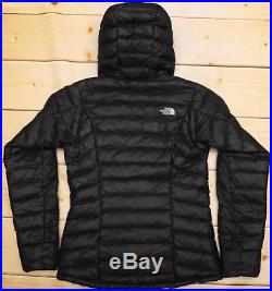THE NORTH FACE MORPH HOODIE 800 DOWN insulated WOMEN'S BLACK PUFFER JACKET M