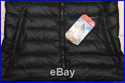 THE NORTH FACE MORPH HOODIE 800 DOWN insulated WOMEN'S BLACK PUFFER JACKET M