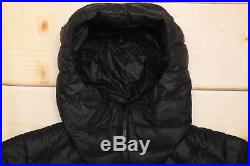 THE NORTH FACE MORPH HOODIE 800 DOWN insulated WOMEN'S BLACK PUFFER JACKET S