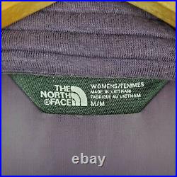 THE NORTH FACE Medium Womens Lavender Heathered Sweater Knit Fleece Jacket Coat