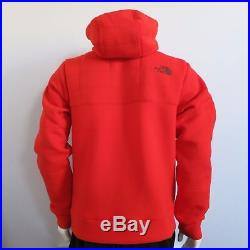 THE NORTH FACE Men's Spacer Hoodie Fleece Jacket Paprika Red sz S L XL