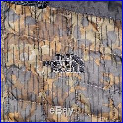 THE NORTH FACE Men's Thermoball Snow Jacket Hoodie L Dark Camo and Black NWT
