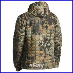 THE NORTH FACE Mens 2019 THERMOBALL HOODIE Insulated Jacket New Taupe Green Camo