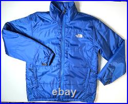 THE NORTH FACE Mens L TriClimate Jacket Hooded HyVent 3-in-1 Blue/Ivory MSRP$285