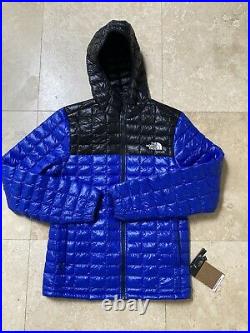 THE NORTH FACE Mens Thermoball Eco Hoodie Insulated Jacket Blue Size S NEW
