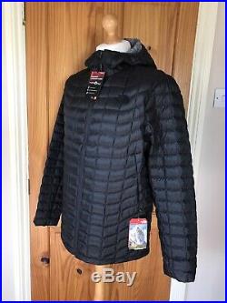 THE NORTH FACE -Mens Thermoball Hoodie Insulation Jacket -Black -Size XL -BNWT