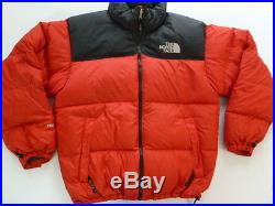 THE NORTH FACE Nuptse 700 Down Puffer Hoodie Quilted Ski Parka Jacket LARGE