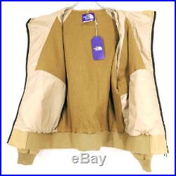 THE NORTH FACE PURPLE LABEL 65/35 DUCK FIELD JACKET/OUTER HOODIE Mens szM Beige