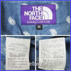 THE NORTH FACE PURPLE LABEL Coolmax Chambray Anorak Blue Size-M Used from Japan