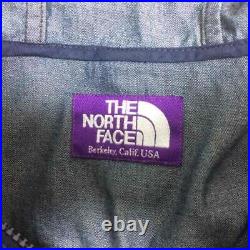 THE NORTH FACE PURPLE LABEL Denim Hoodie Blouson Navy Size-S Used from Japan