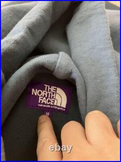 THE NORTH FACE PURPLE LABEL Hoodie Blue Cotton Size M Used From Japan