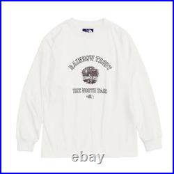 THE NORTH FACE PURPLE LABEL L/S Graphic Long Sleeve T-shirt XL Off White NEW