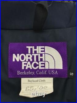 THE NORTH FACE PURPLE LABEL MOUNTAIN Hoodie 65/35 size S navy polyester used