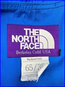 THE NORTH FACE PURPLE LABEL Men's MOUNTAIN PULLOVER Hoodie size M Blue used