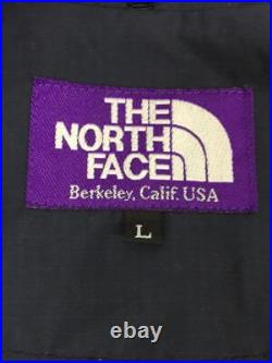 THE NORTH FACE PURPLE LABEL Men's MOUNTAIN WIND Hoodie size L Nylon navy used
