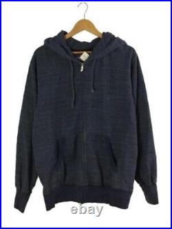 THE NORTH FACE PURPLE LABEL Zip hoodie M Cotton BLU Shoulder Width 51 MEN USED