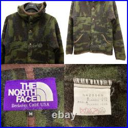 THE NORTH FACE PURPLE LABEL men's fleece hoodie khaki size M Casual USED