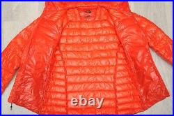 THE NORTH FACE SUMMIT L3 DOWN HOODIE RED insulated WOMEN'S PUFFER JACKET S