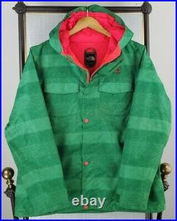 THE NORTH FACE Size XL Womens Watermelon Hyvent Hooded Ski Jacket Winter Jacket