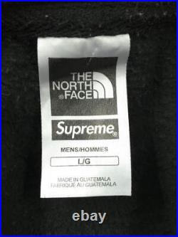 THE NORTH FACE Supreme EXPEDITION PULLOVER Hoodie black L Used