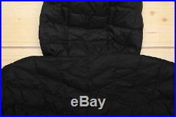 THE NORTH FACE THERMOBALL HOODIE BLACK PRIMALOFT down WOMEN'S JACKET L
