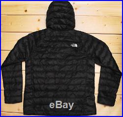 THE NORTH FACE TREVAIL HOODIE 800 DOWN insulated MEN'S BLACK PUFFER JACKET L